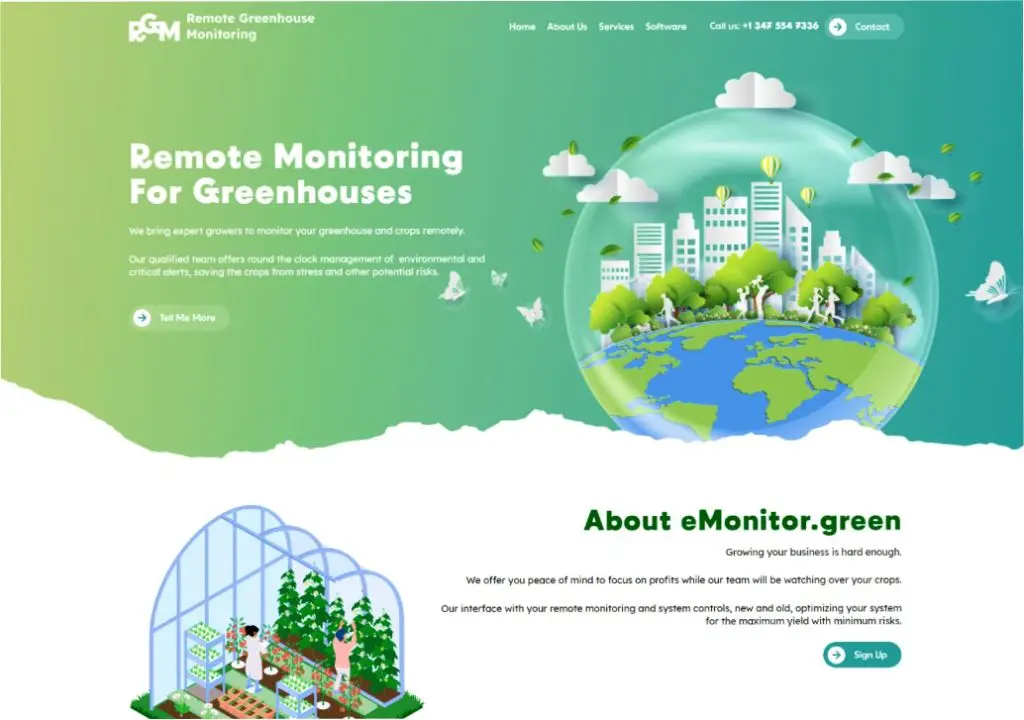 eMonitor.green — Remote greenhouse monitoring