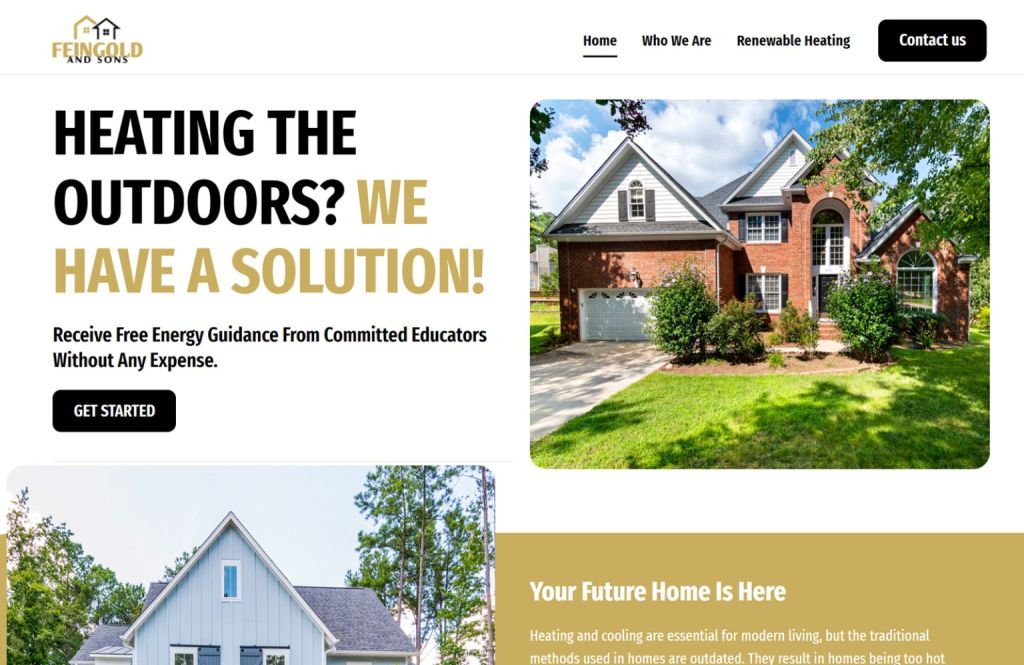 Feingold & Sons — Business website